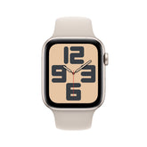 Apple Watch SE GPS 40mm Starlight Aluminum Case with Starlight Sport Band - M/L